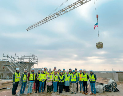 Turner Tops Out $55 Million Parking Garage for University of Illinois at Chicago