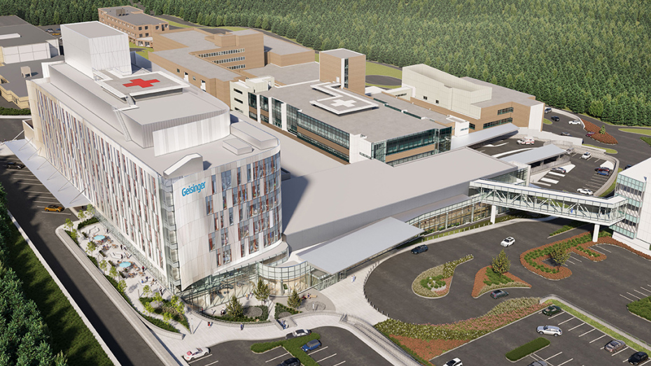 Turner Begins Vertical Construction on $900 Million Geisinger Wyoming Valley Expansion