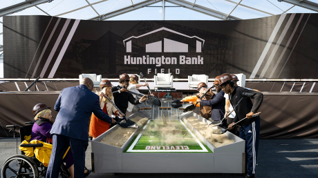Haslam Sports Group, AECOM Hunt and Turner JV Break Ground on Huntington Bank Field