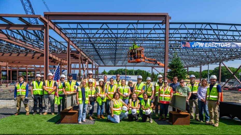 Turner Tops Out Hudson Valley Community College's Applied Technology Education Center