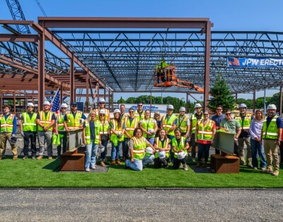 Turner Tops Out Hudson Valley Community College's Applied Technology Education Center