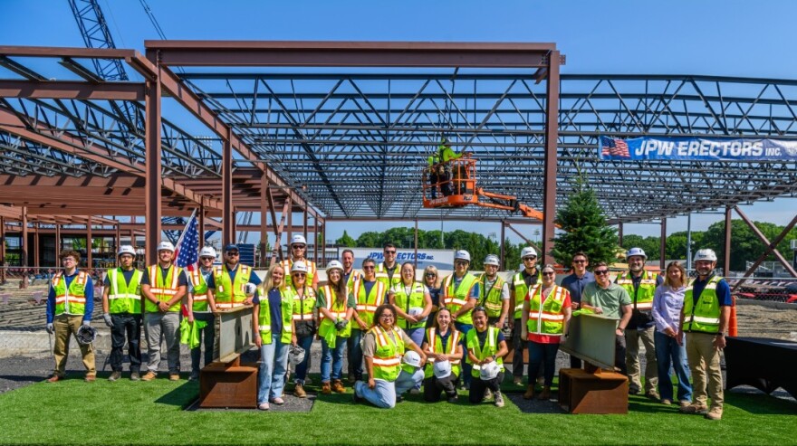 Turner Tops Out Hudson Valley Community College's Applied Technology Education Center