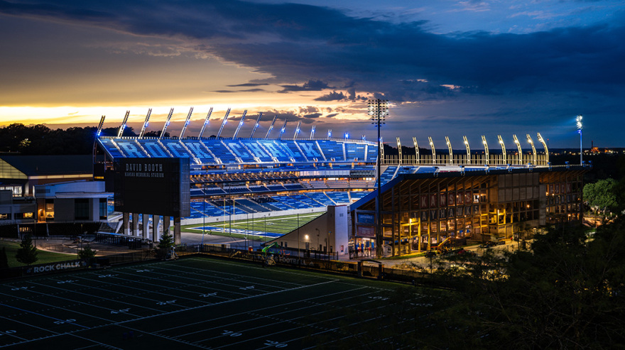 Turner and the University of Kansas Celebrate the Opening of David Booth Kansas Memorial Stadium