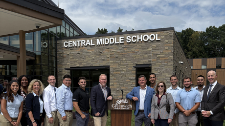Turner Celebrates Completion of New Central Middle School in Greenwich