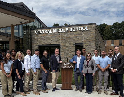 Turner Celebrates Completion of New Central Middle School in Greenwich