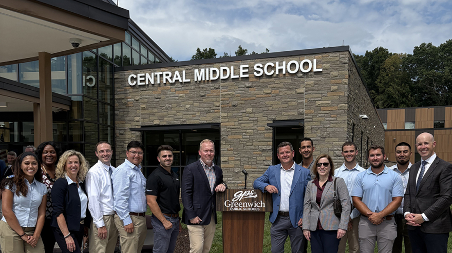 Turner Celebrates Completion of New Central Middle School in Greenwich