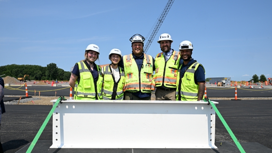 Turner Celebrates Beam Signing for New Northern Chautauqua Hospital 