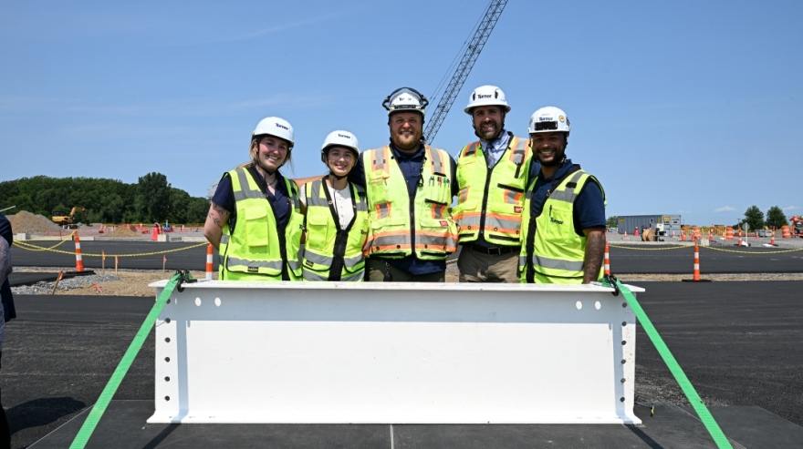 Turner Celebrates Beam Signing for New Northern Chautauqua Hospital 