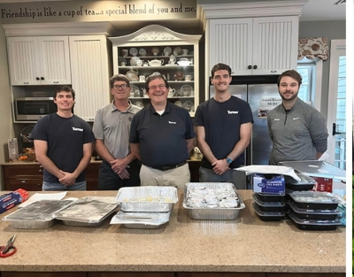 Turner Volunteers Prepare Breakfast for Ronald McDonald House Residents in Albany