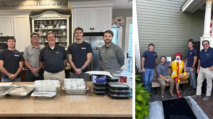 Turner Volunteers Prepare Breakfast for Ronald McDonald House Residents in Albany