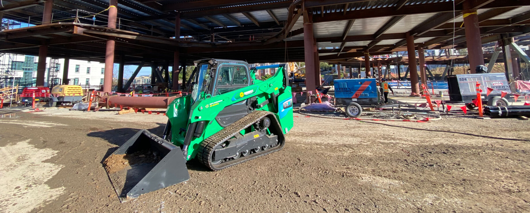 Turner Accelerates Sustainability Efforts With The Launch Of An All Electric Track Skid Steer