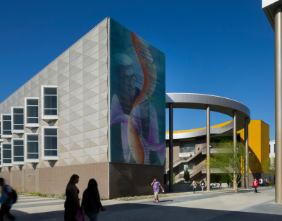 Garfield Senior High School, Jaime Escalante Auditorium and Memorial Plaza