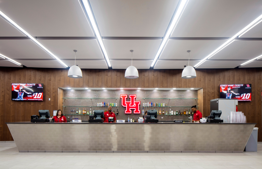 Concourse improvements were designed to transform the fan experience.