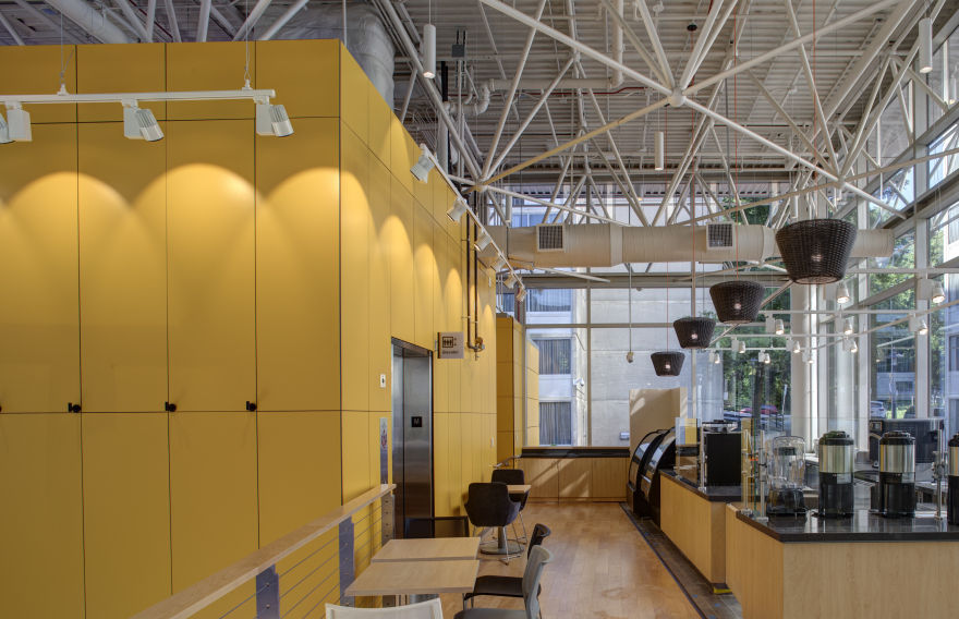 Grand entrance and elevated spaces