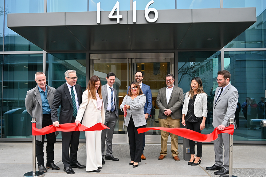 Ribbon Cutting Marks Completion of the New Labor Building