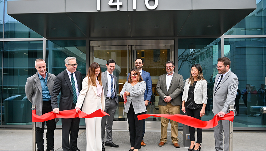 Ribbon Cutting Marks Completion of the New Labor Building