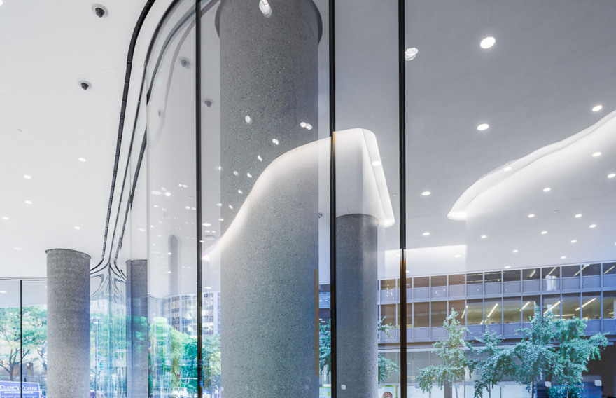 Modern Finishes Brighten New Lobby