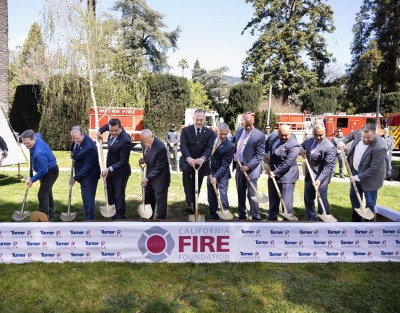 Turner Breaks Ground on the California Firefighter Memorial Expansion Project