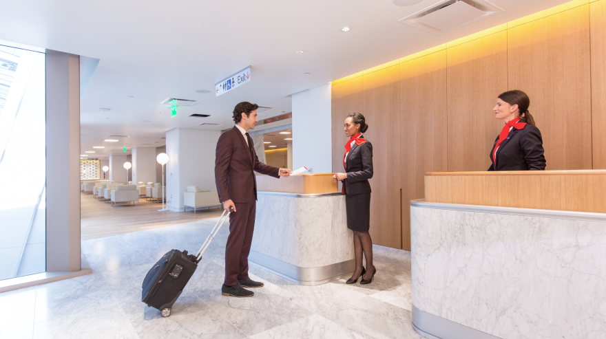 Qantas First Class & Joint Business Class Lounges