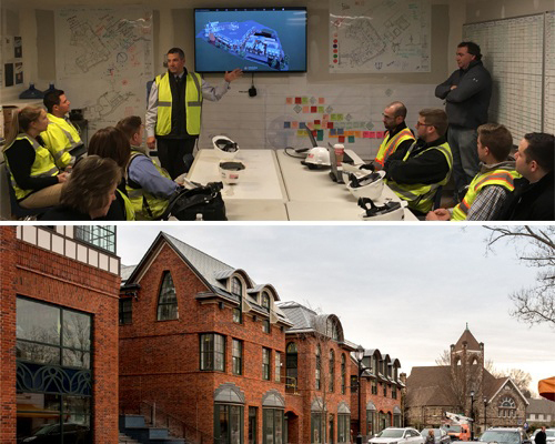 Connecticut Building Congress recognizes the Turner team on redevelopment of Bedford Square with Pro