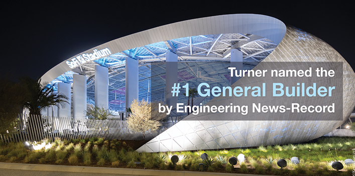 Engineering News-Record Named Turner a Leading Builder in Diverse Markets