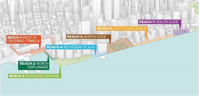 Resiliency Project Addressing Sea Level Rise and Storm Damage Advances in Lower Manhattan