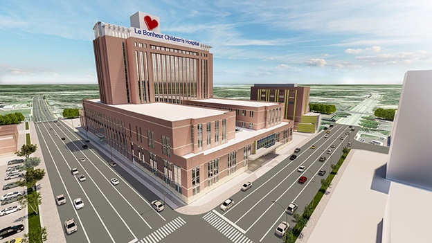 Topping Out Ceremony Held for Le Bonheur Children’s Hospital Expansion