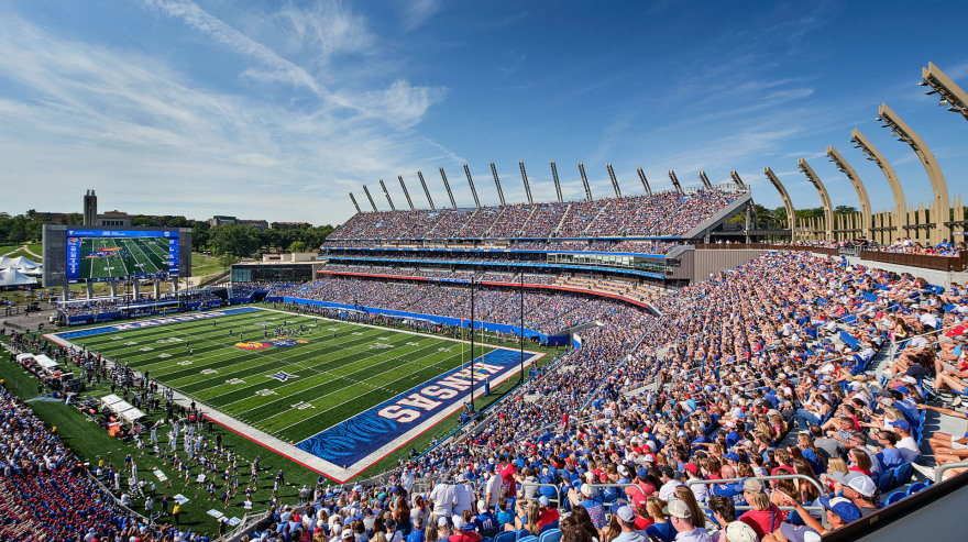 University of Kansas David Booth Kansas Memorial Stadium