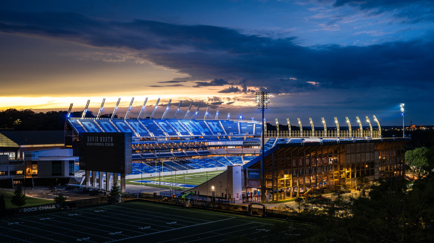 University of Kansas David Booth Kansas Memorial Stadium
