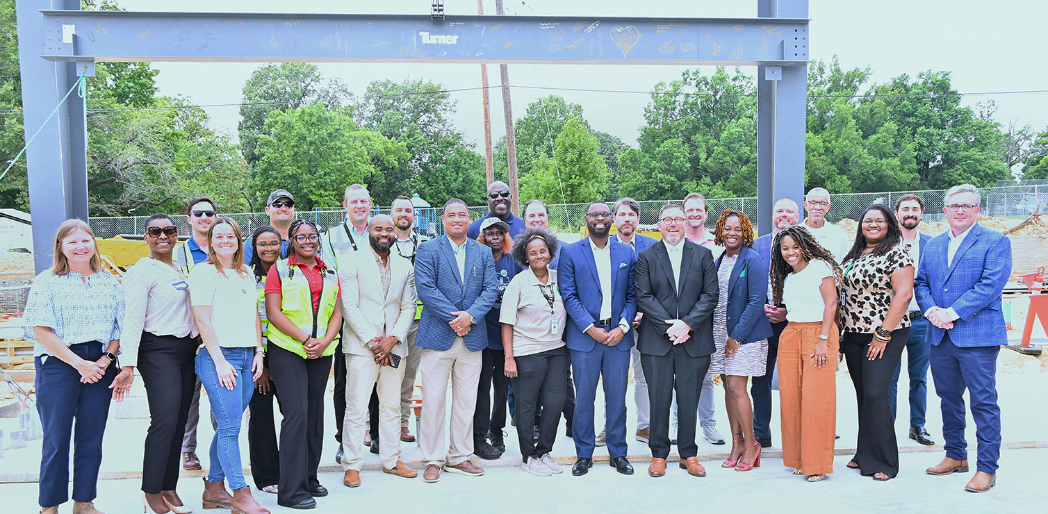 Turner Celebrates Topping Out for Lester Community Center in Binghampton