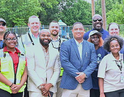 Turner Celebrates Topping Out for Lester Community Center in Binghampton