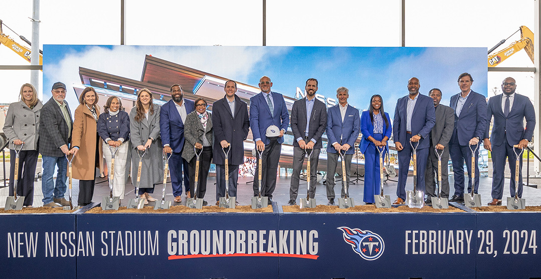Tennessee Builders Alliance Celebrates Groundbreaking of New Nissan Stadium
