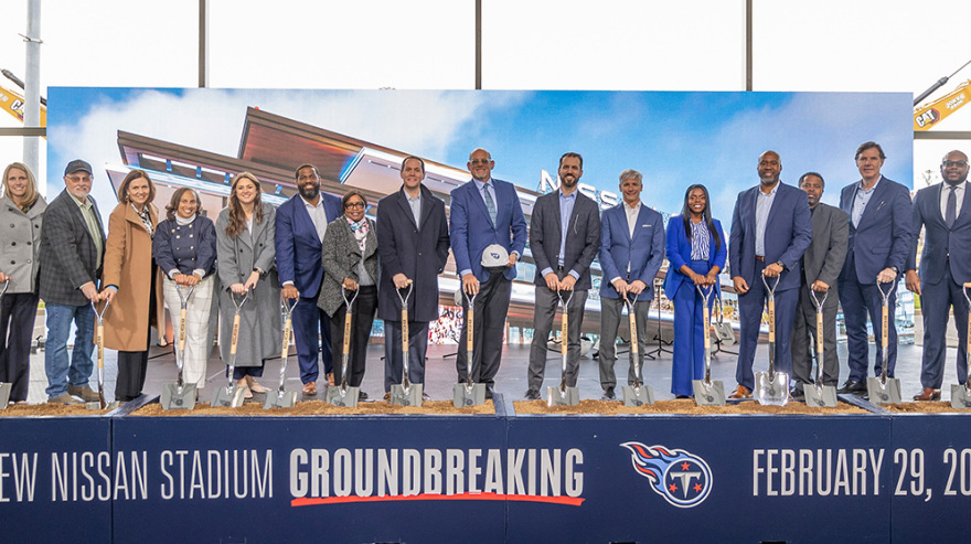 Tennessee Builders Alliance Celebrates Groundbreaking of New Nissan Stadium