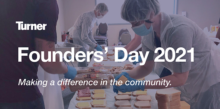 Turner Construction Company Celebrates 119th Anniversary of its’ Founding through Community Service