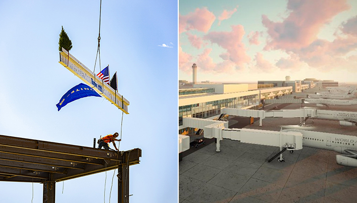 Turner Construction Tops Out at Denver International Airport