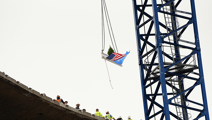 Turner Construction Tops Out at the University of Oklahoma Medical Center