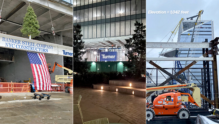 Turner Tops Out The Spiral at 66 Hudson Boulevard