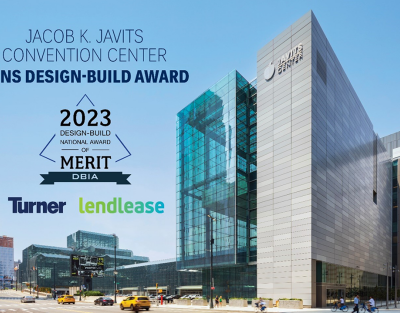 Jacob Javits Convention Center Honored as One of the Best Design-Build Projects in the United States