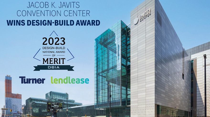 Jacob Javits Convention Center Honored as One of the Best Design-Build Projects in the United States