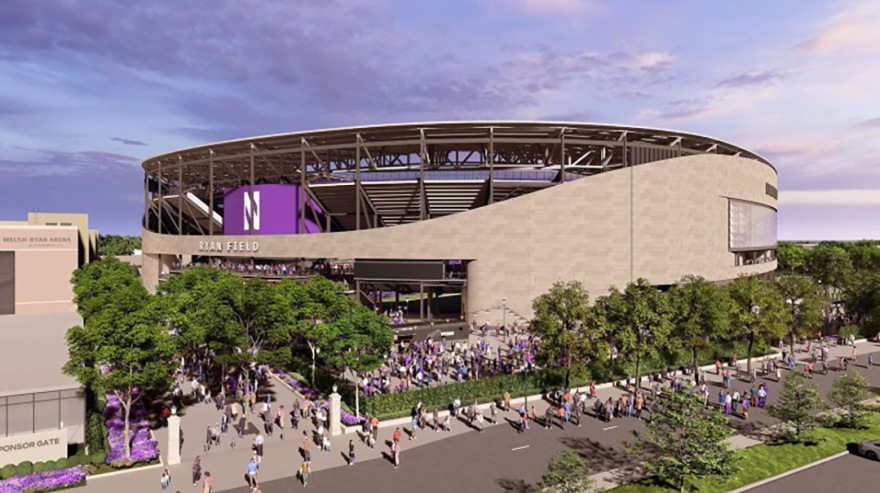 Northwestern Celebrates Groundbreaking of New Ryan Field 