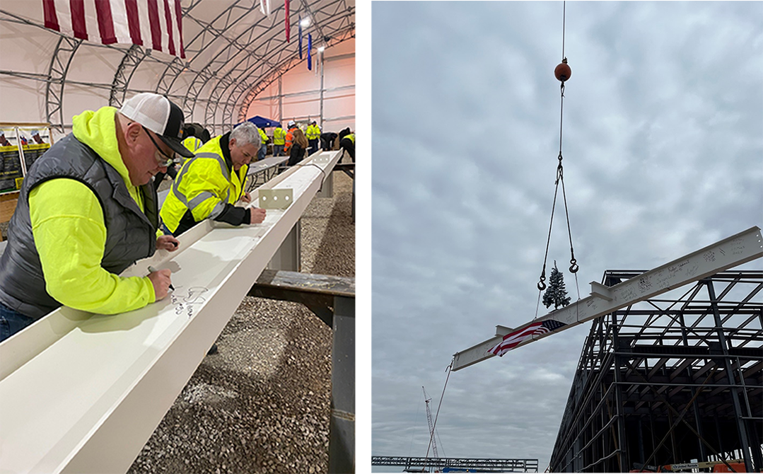 Turner Kokosing Industrial Team Tops Out Ascend Elements