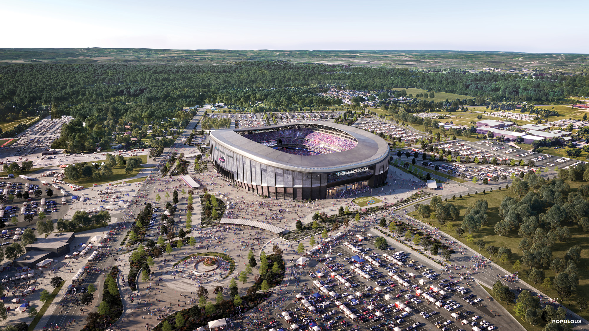 Groundbreaking Ceremony Held for New Buffalo Bills Stadium
